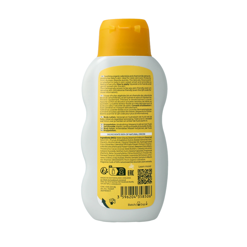 Weleda Calendula baby bodylotion 200 Milliliter