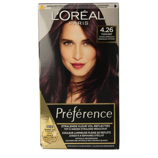 Preference 4.26 Tuscany intens bordeaux  1.00 Set