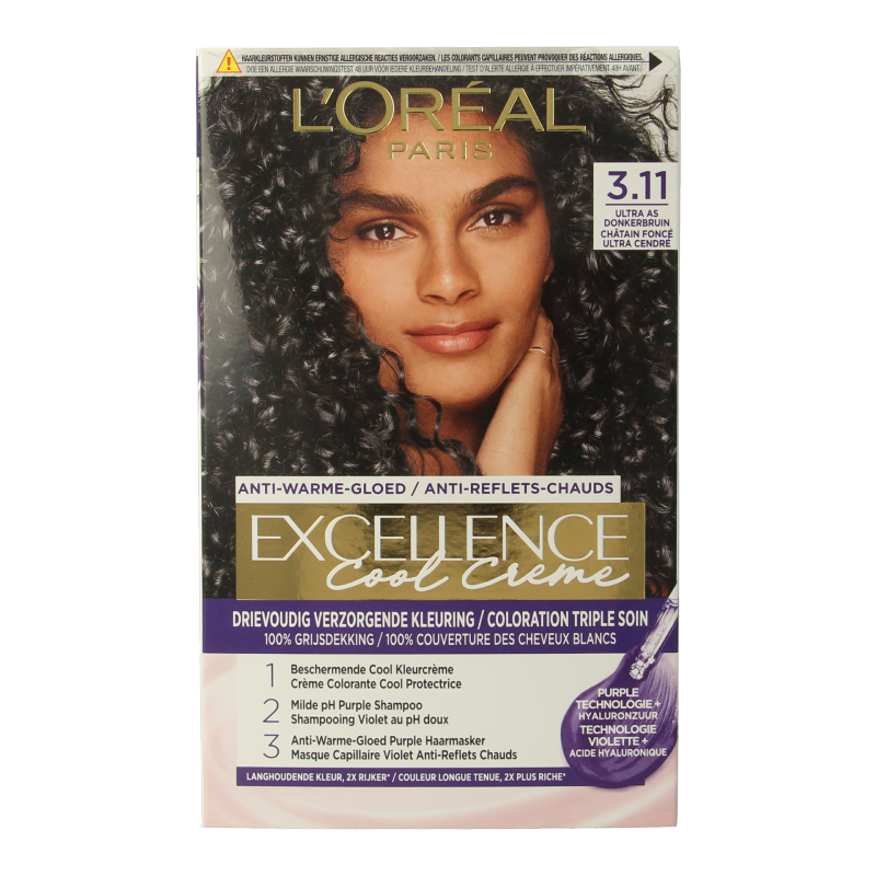 Excellence Cool creme 3.11 ultra as donkerbruin 1 Set