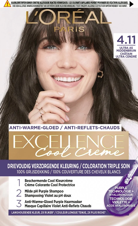Excellence Cool creme 5.11 ultra as lichtbruin 1.00 Sachets