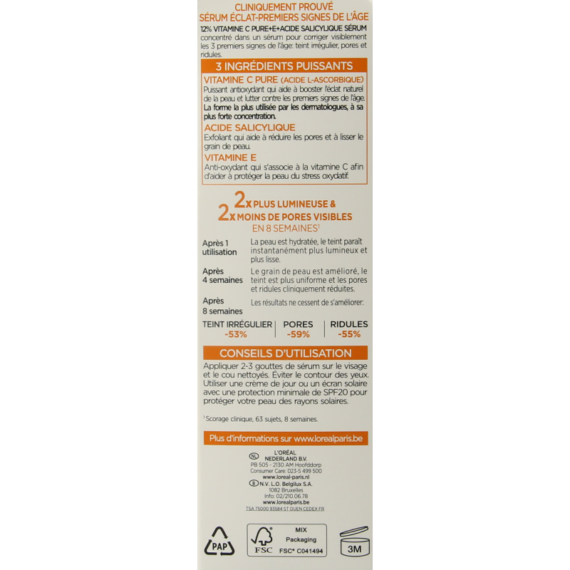 L'Oreal Paris Revitalift serum clinical vitamine C 30 Milliliter