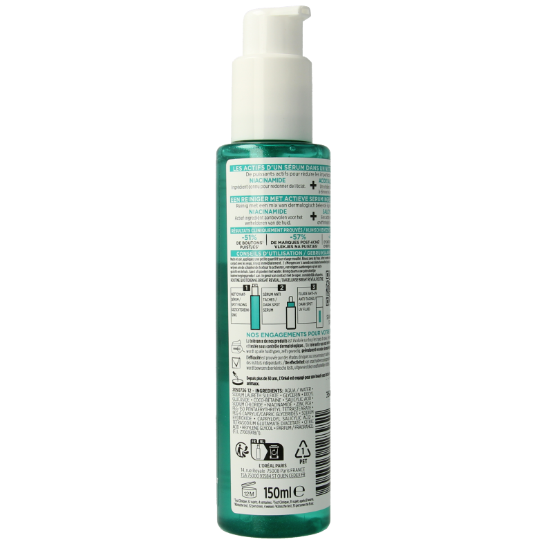 L'Oreal Paris Bright reveal dark spot reiniging 150 Milliliter