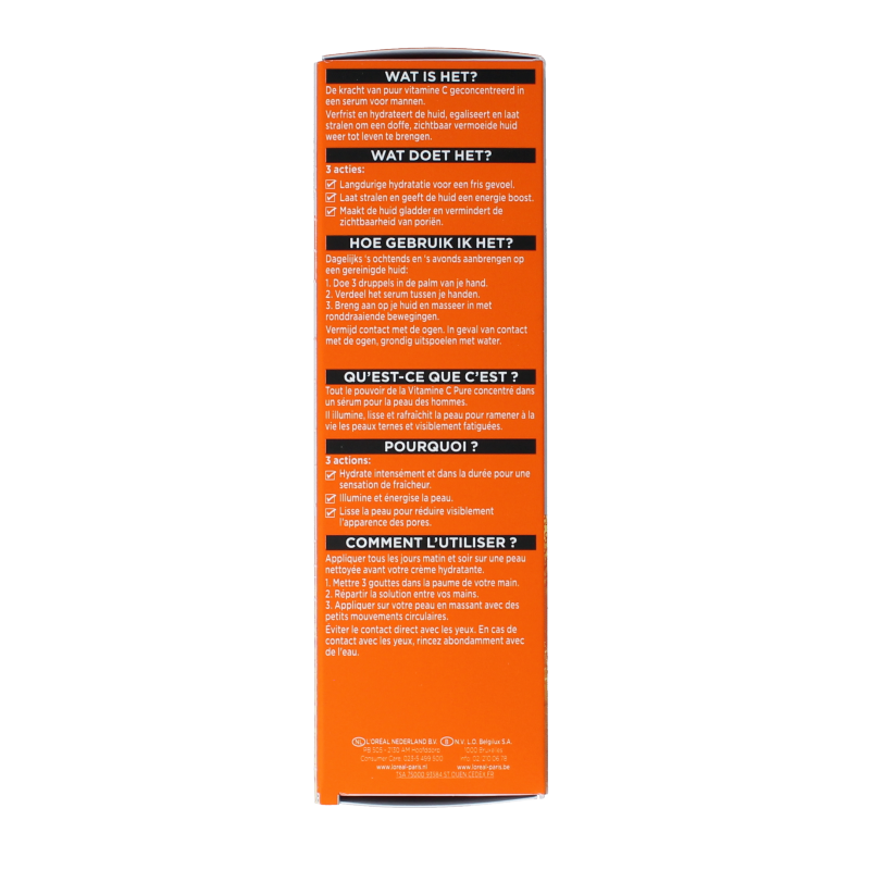 L'Oreal Paris Men expert hydra energetic serum vit C 30 Milliliter