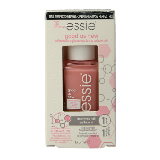 Essie Good as New Nail Polish in 13.5ml bottle, vibrant make-up product with a sleek design, perfect for a flawless manicure.