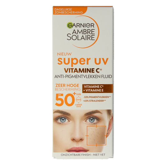 Ambre Solaire Fluid vitamine C super UV SPF50+ 40 Milliliter