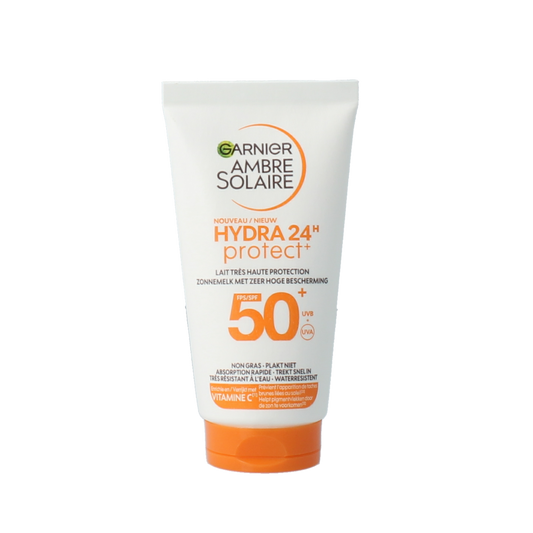 Ambre Solaire Hydraterende melk protect SPF50+ 50.00 Milliliter