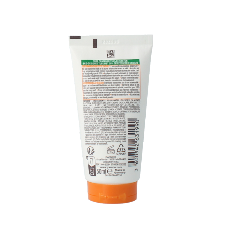 Ambre Solaire Hydraterende melk protect SPF50+ 50 Milliliter