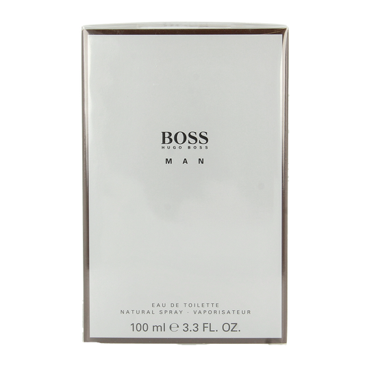 Hugo Boss Orange men's eau de toilette 100ml bottle with sleek design and Hugo Boss branding.