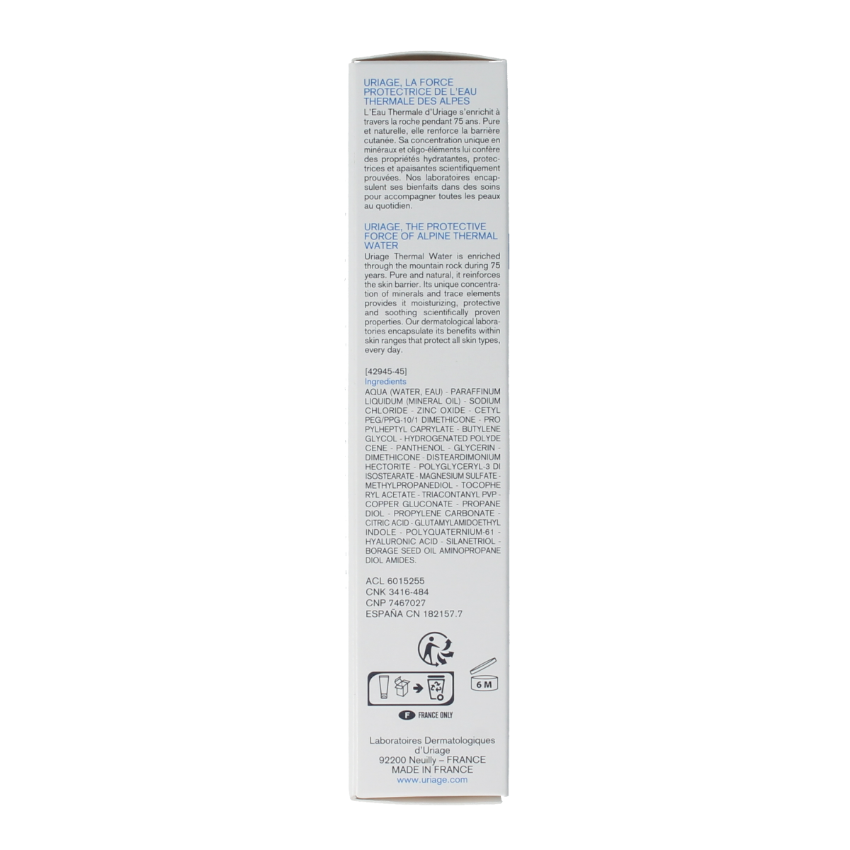 Uriage Bariederm CICA creme 40.00 Milliliter