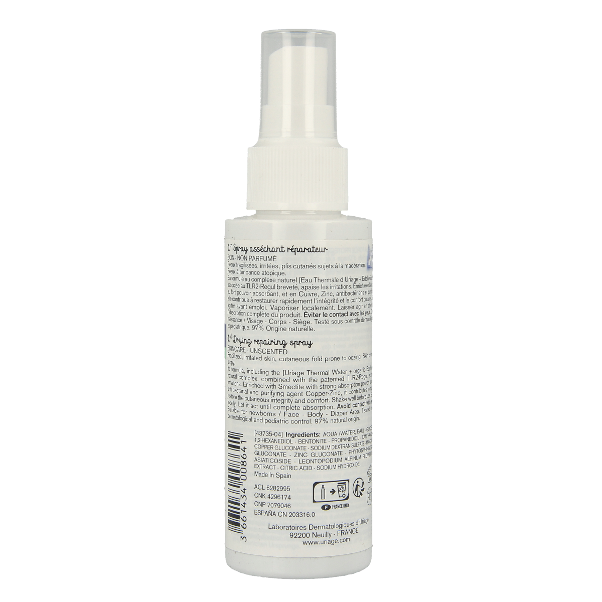 Uriage Bebe 1er spray cu-zn+ 100.00 Milliliter