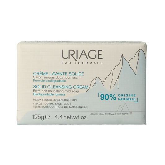 Uriage Thermaal water creme lavante solide 125.00 Gram
