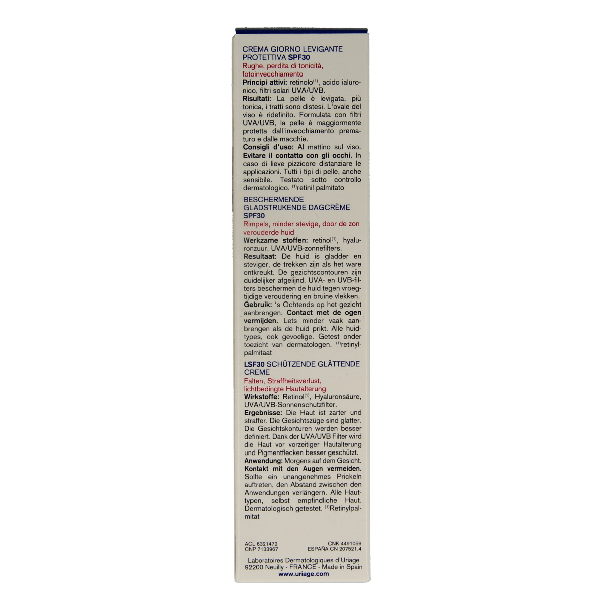 Uriage Age lift dagcreme SPF30 40.00 Milliliter