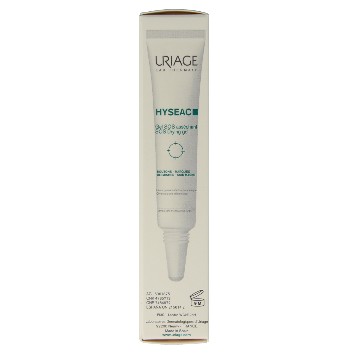 Uriage Hyseac SOS drooggel 15.00 Milliliter