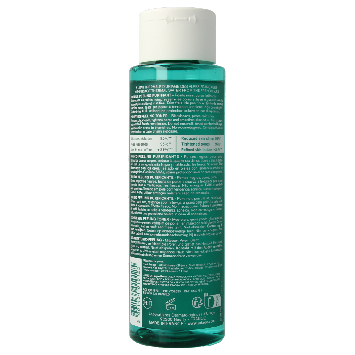 Uriage Hyseac toner zuiverend 250.00 Milliliter