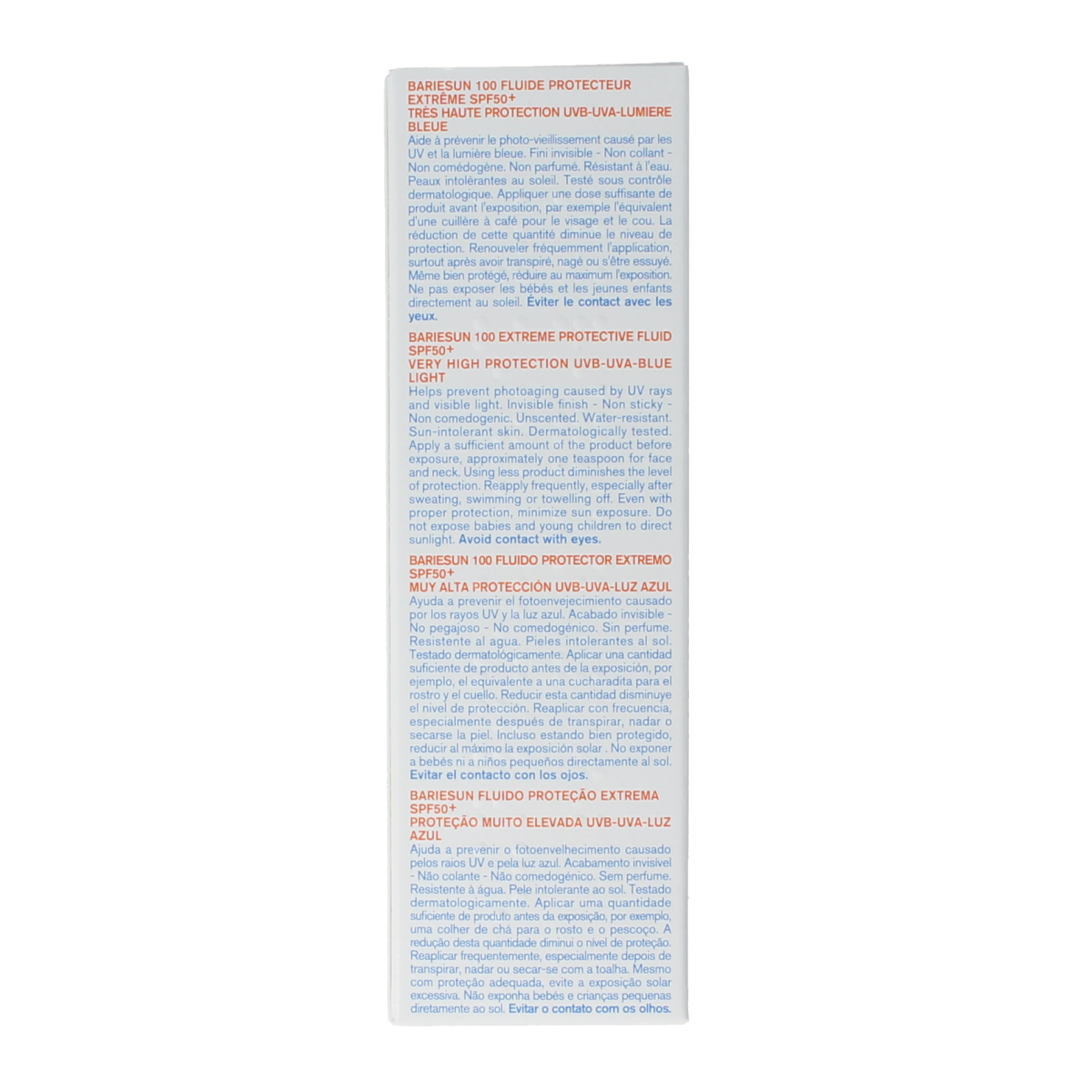 Uriage Bariesun 100 fluid SPF50+ 50.00 Milliliter