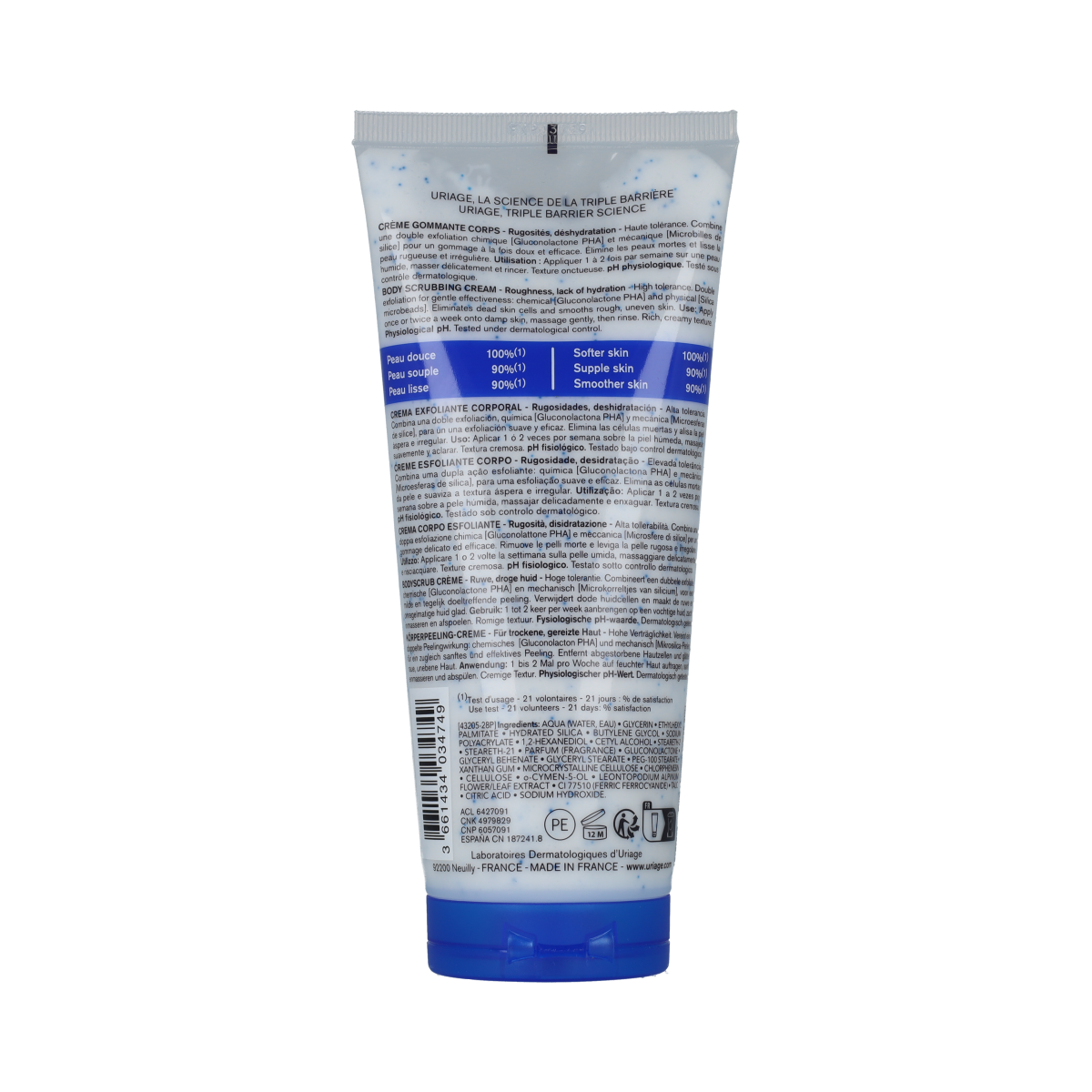 Uriage DERM-PHY CREME GOMMANTE CORPS 200.00 Milliliter