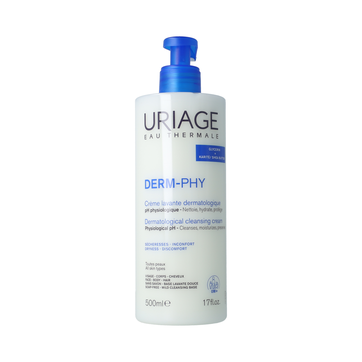 Uriage DERM-PHY dermatological cleansing cream 500.00 Milliliter