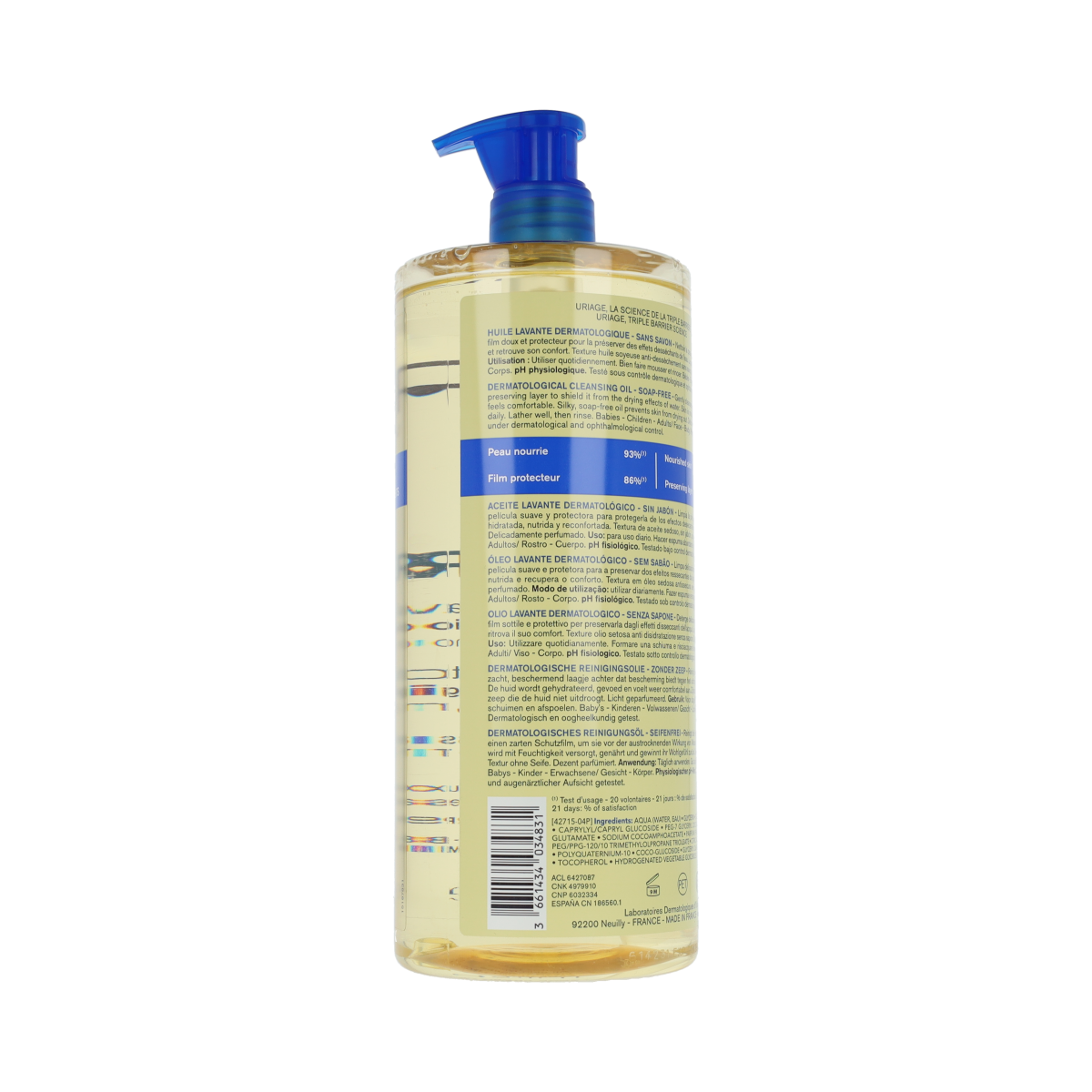 Uriage DERM-PHY Huile lavante dermatologique 1.00 Liter