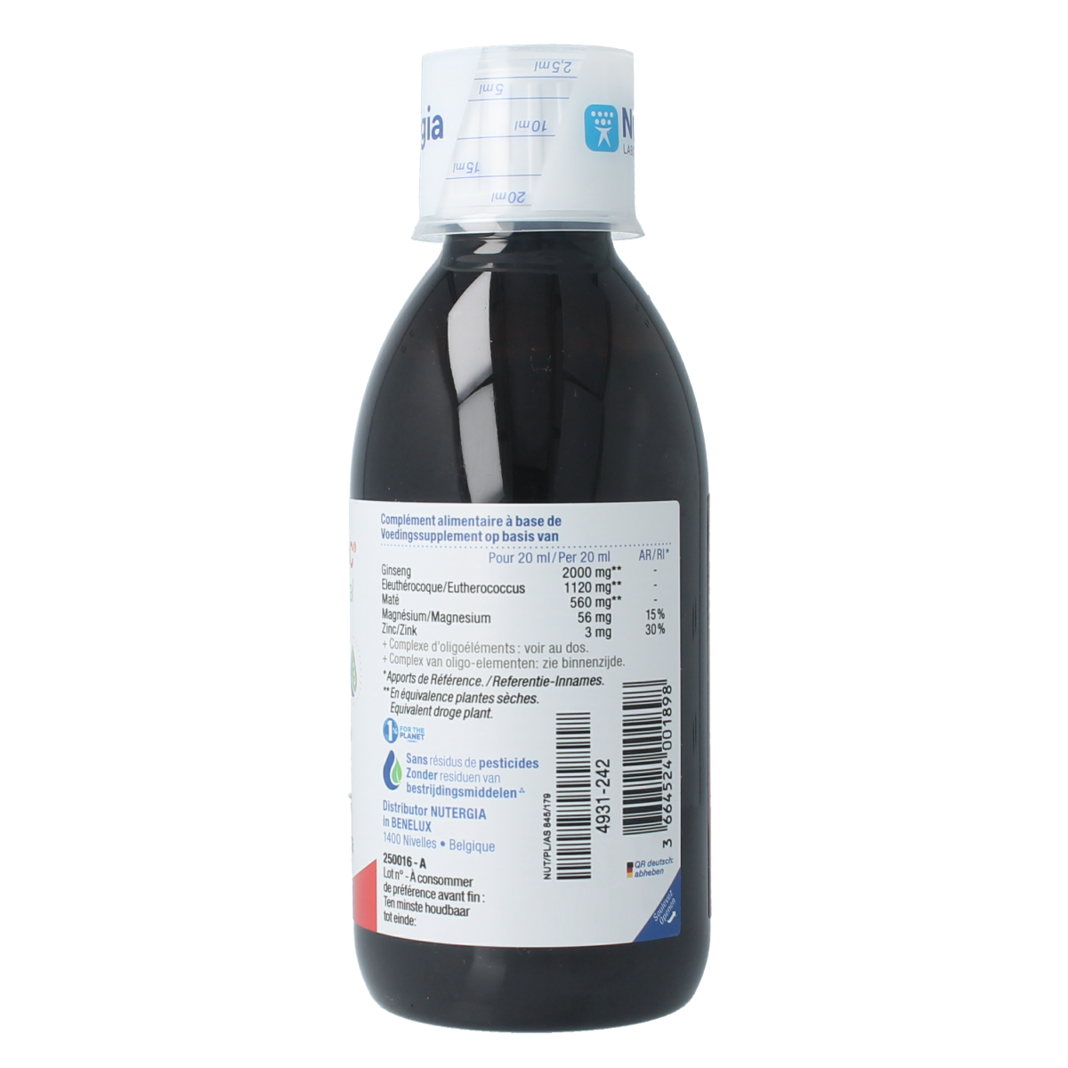 Nutergia Ergytonic phytomineral 250.00 Milliliter