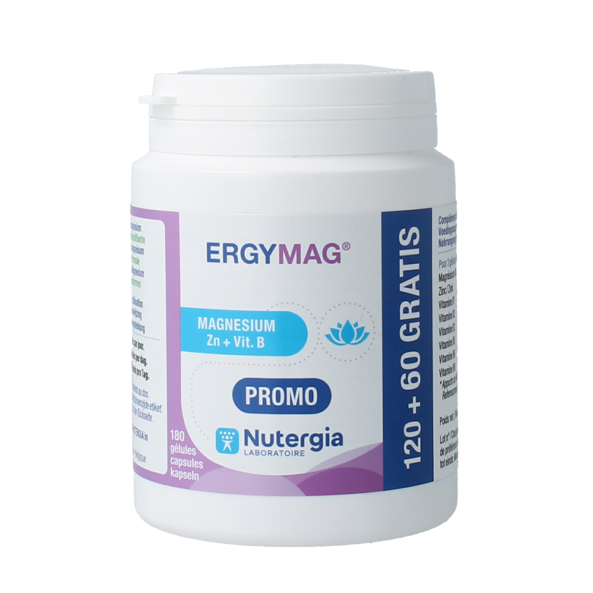 Nutergia Ergymag 120 + 60 promo 180.00 Capsules