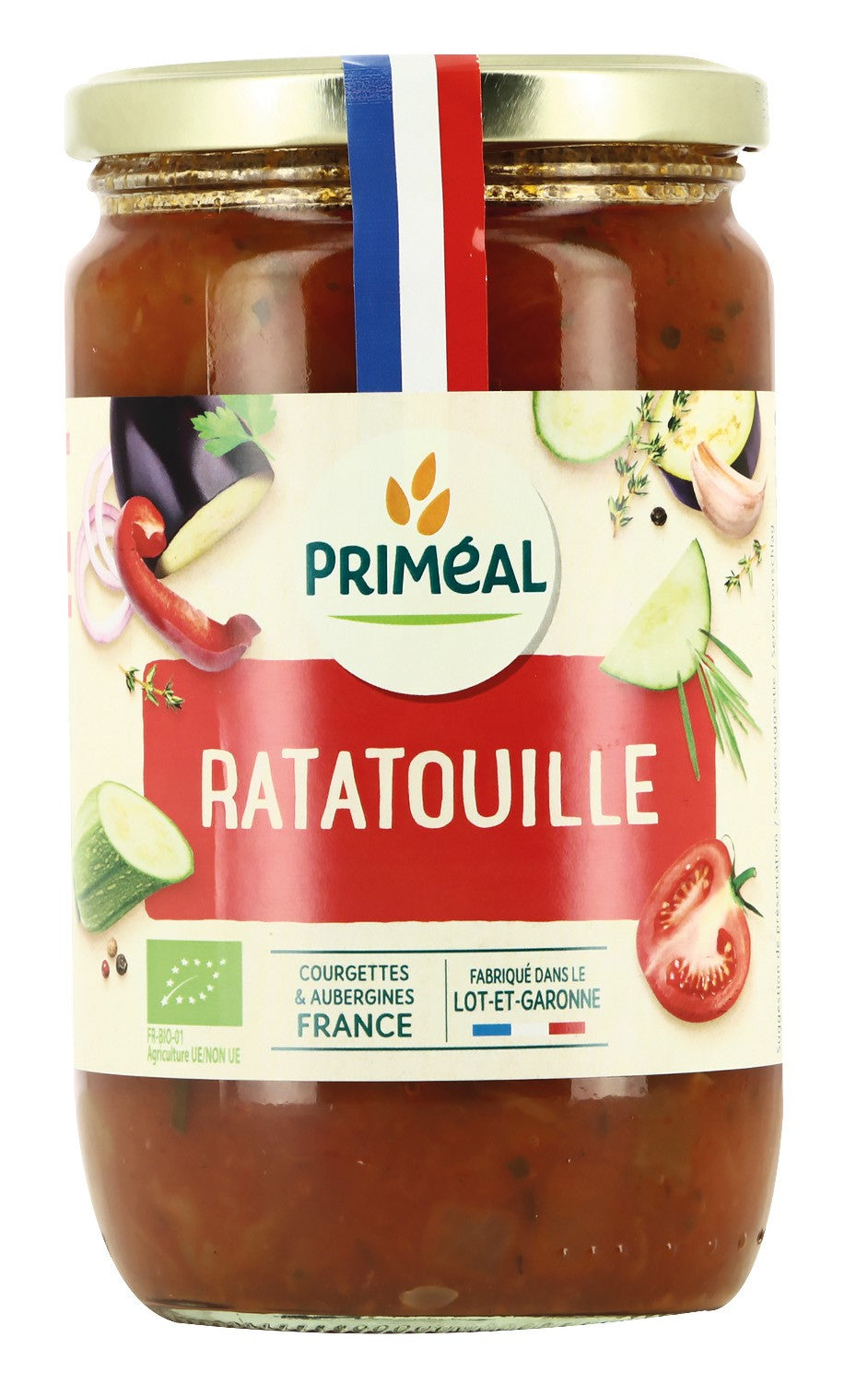 Primeal Groentemix ratatouille bio 650.00 Gram