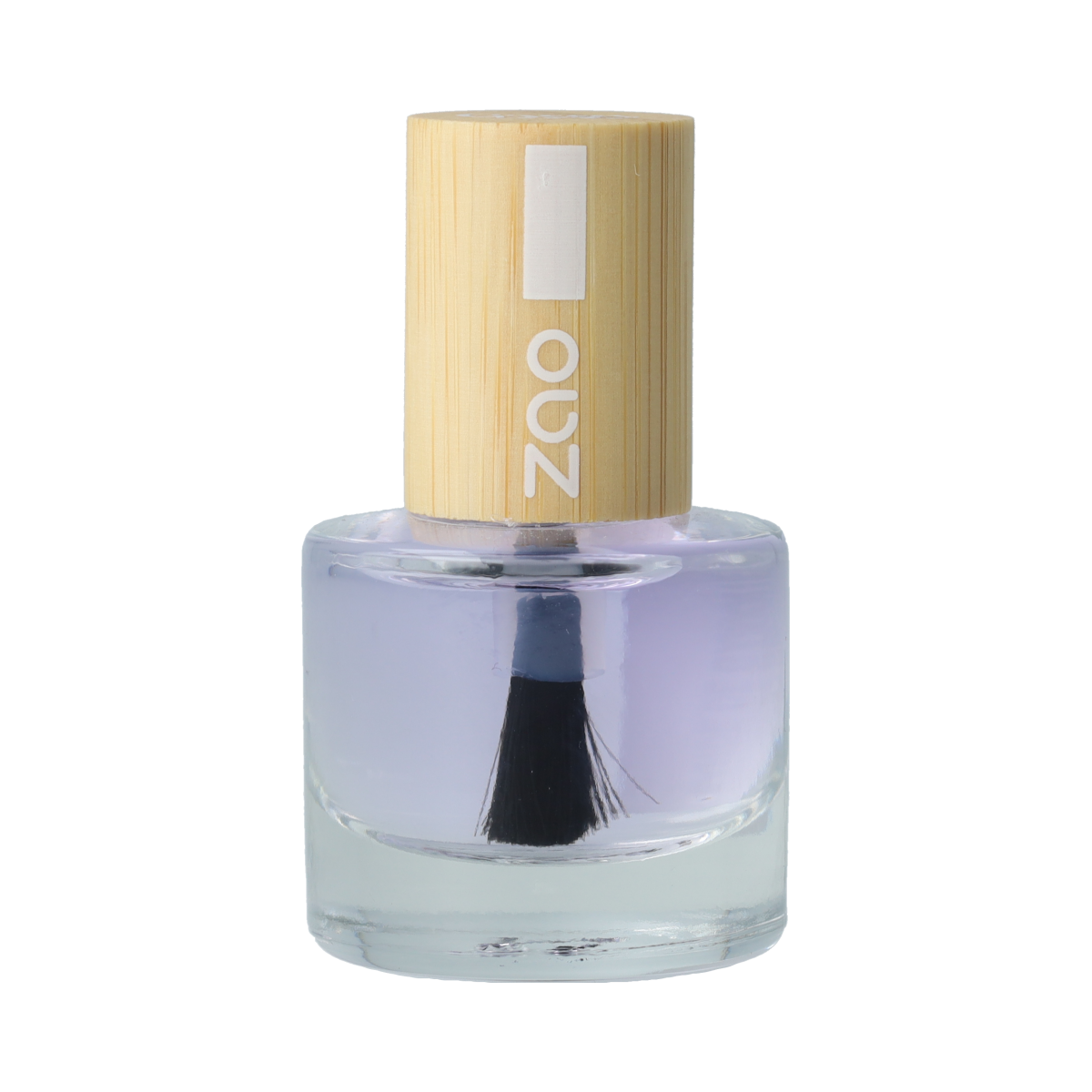 ZAO Bamboo Hardener 635 makeup product in an 8ml bottle, designed to strengthen and improve nail durability.