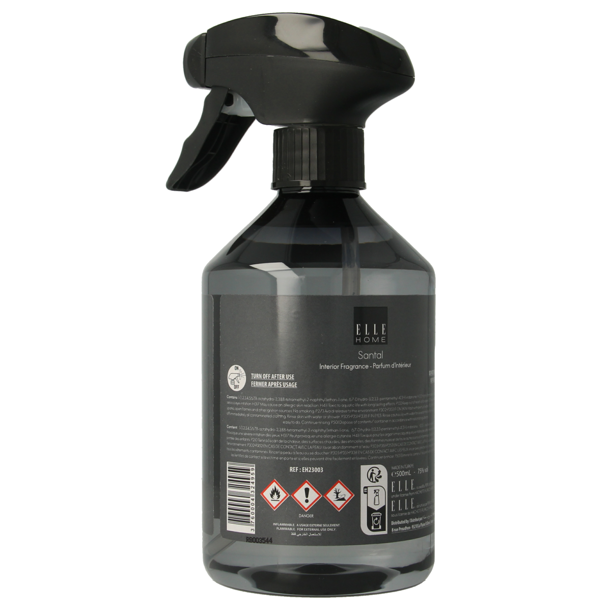 Elle Home Santal interior spray 500.00 Milliliter