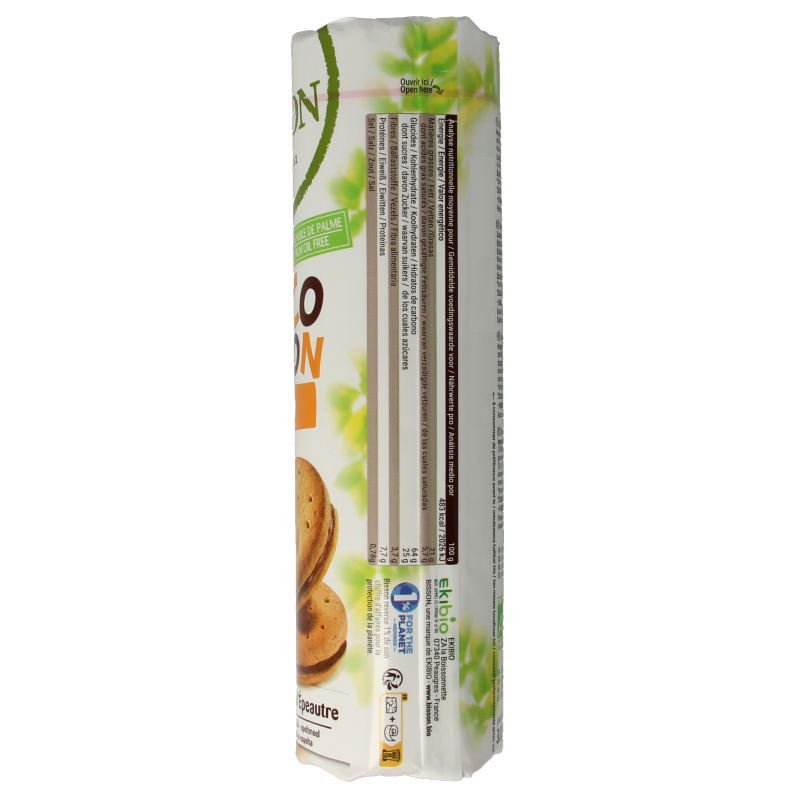Bisson Choco bisson cacao speltmeel bio 300 Gram