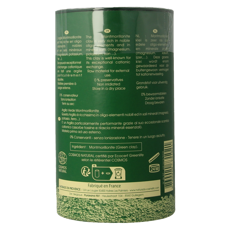 Naturado  Groene klei montmorillon fijn 300 Gram