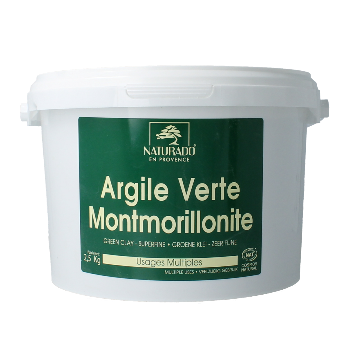 Naturado  Groene klei montmorillon emmer 2.50 Kilogram