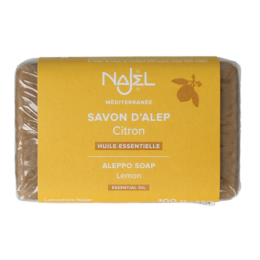 Najel Aleppo Aleppo zeep olijf citroen limoen 100.00 Gram