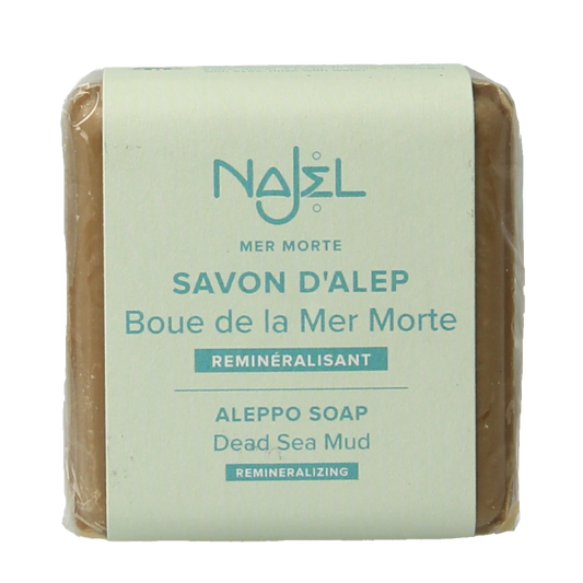 Najel Aleppo Aleppo zeep scrub dode zee klei 100 Gram