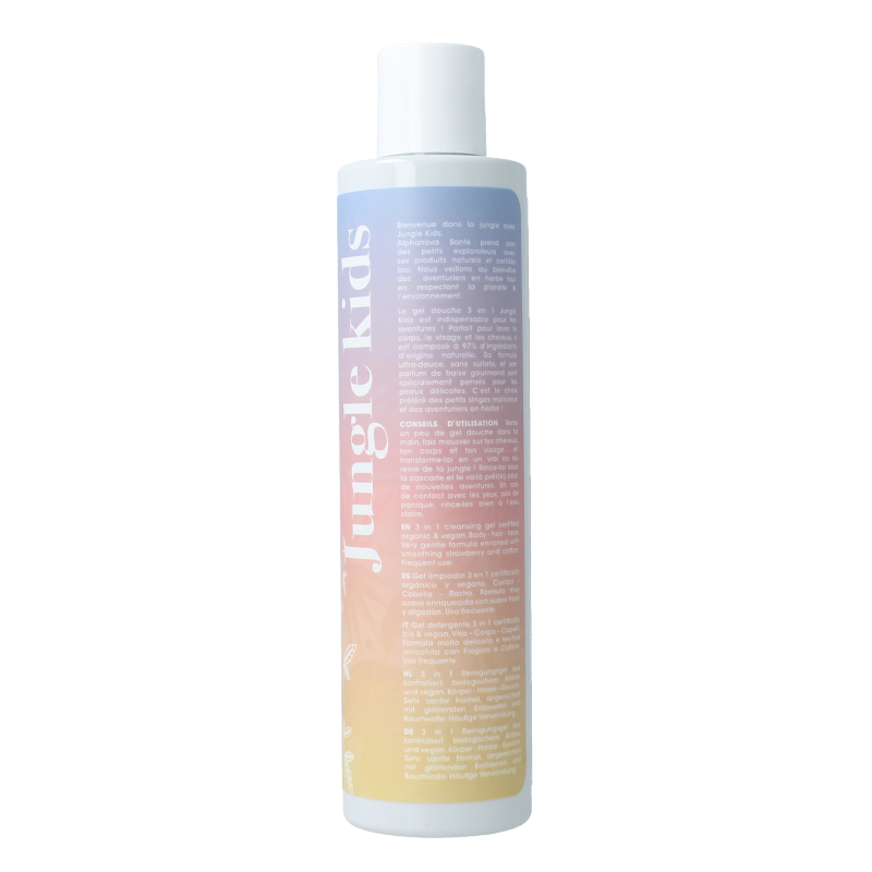 Alphanova Kids Kids bio showergel strawberry 250 Milliliter