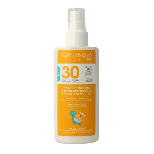 Alphanova Sun Sun spray kids vegan SPF30 125 Milliliter