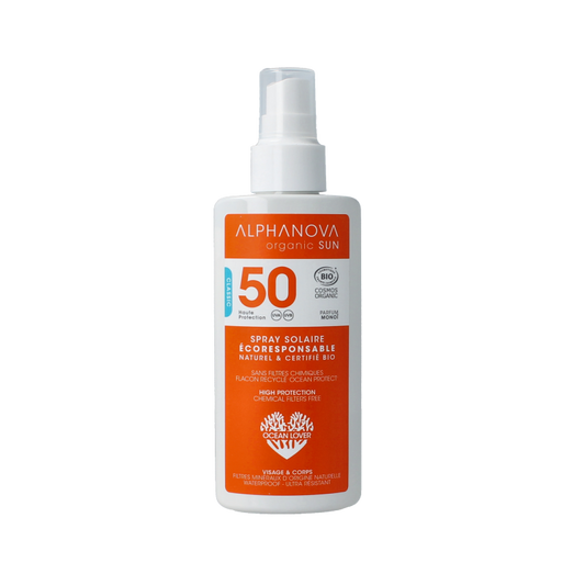 Alphanova Sun Sun spray vegan SPF50 125 Gram