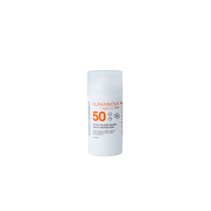 Alphanova Sun Sun stick SPF50+ blanc bio 15 Milliliter