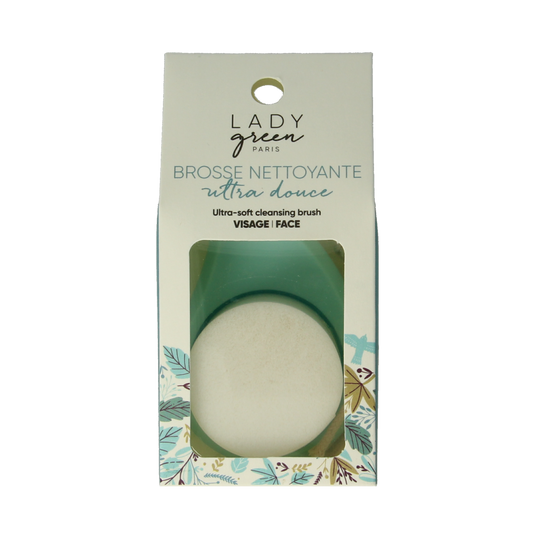 Lady Green Ultra soft cleansing brush for face 1.00 Stuks