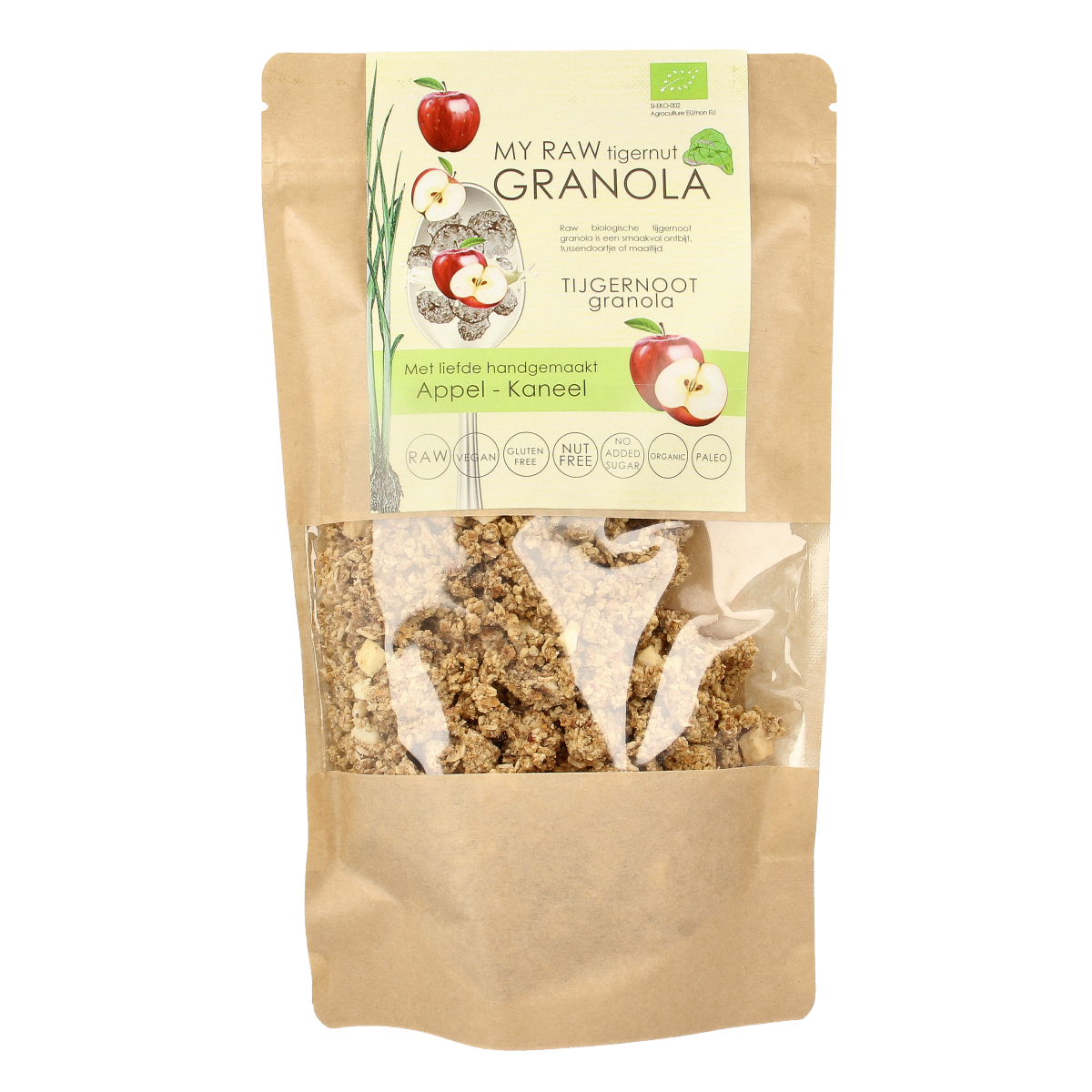 Vitiv Tijgernoot granola appel kaneel bio 230.00 Gram