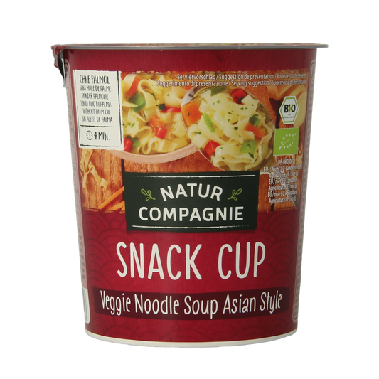 Natur Compagnie Cupnoodles Asia vegetable bio 55.00 Gram