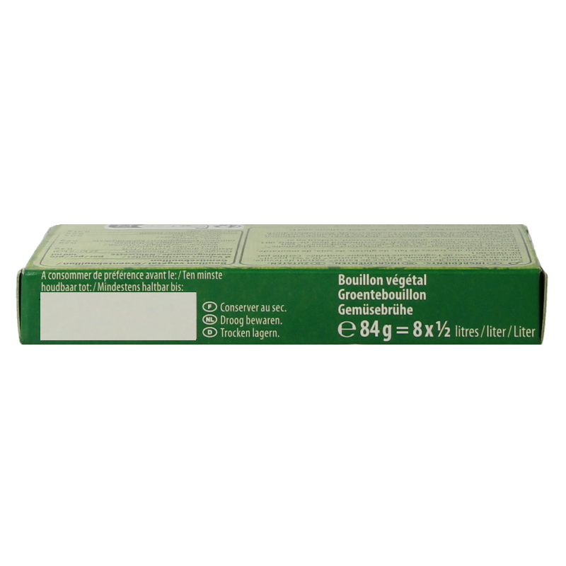 Natur Compagnie Groentebouillonblokjes met zout bio 84 Gram
