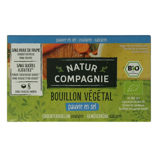 Natur Compagnie Groentebouillon zonder zout bio 68.00 Gram