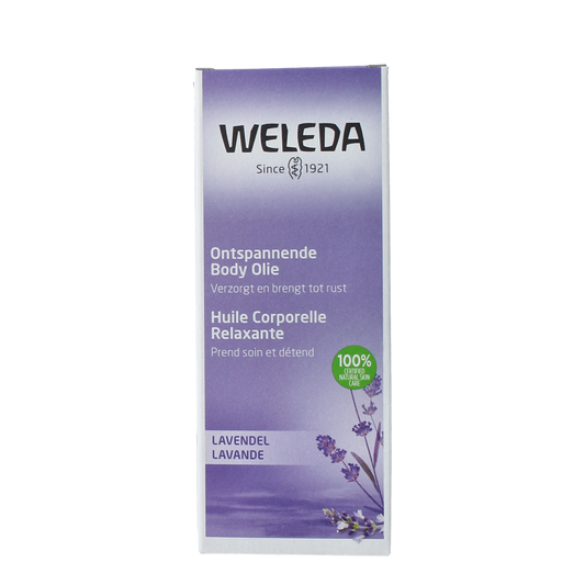 Weleda Lavendel ontspannende body olie 100.00 Milliliter
