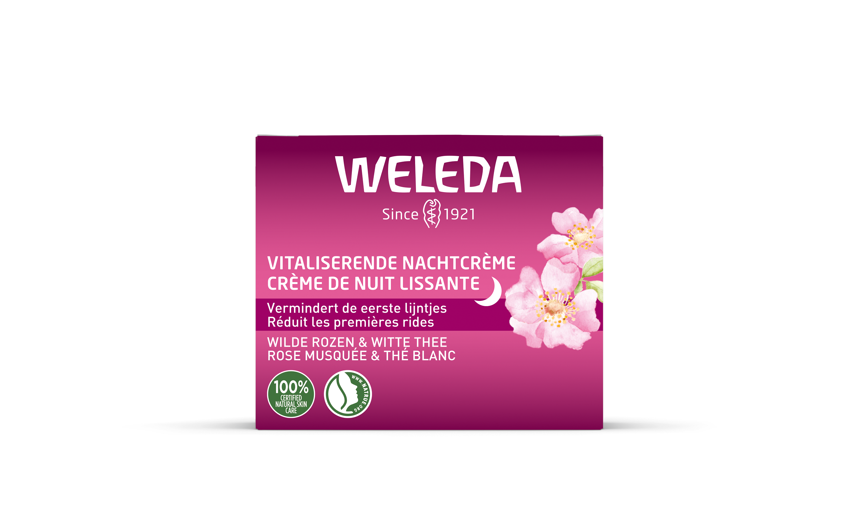 Weleda Wilde rozen & witte thee nachtcreme 40.00 Milliliter