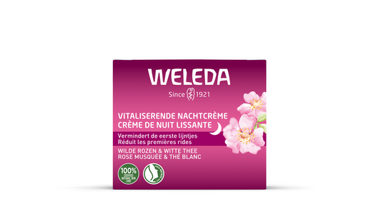 Weleda Wilde rozen & witte thee nachtcreme 40.00 Milliliter