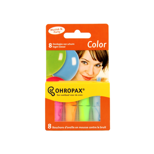 Ohropax Oordopjes geluiddempend color 8.00 Stuks