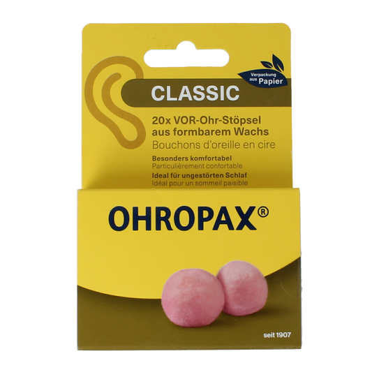 Ohropax Oordopjes classic 20.00 Stuks