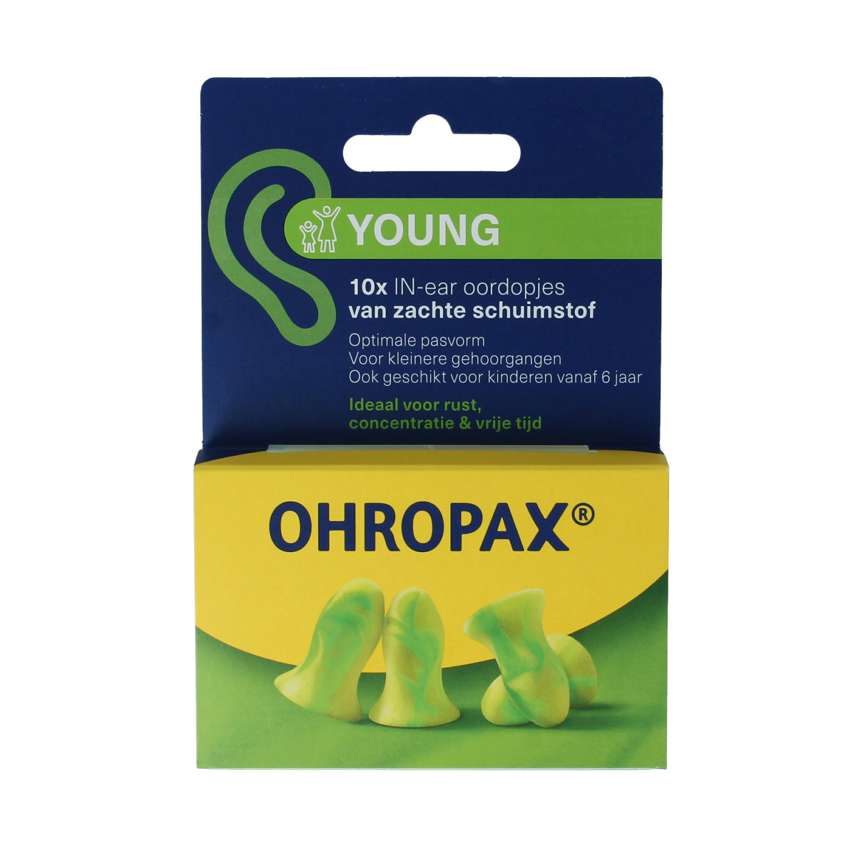 Ohropax Oordopjes young 10.00 Stuks