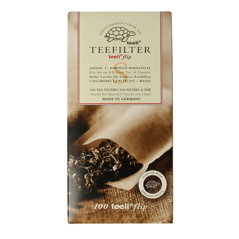 Teeli Theefilter S  100 Stuks