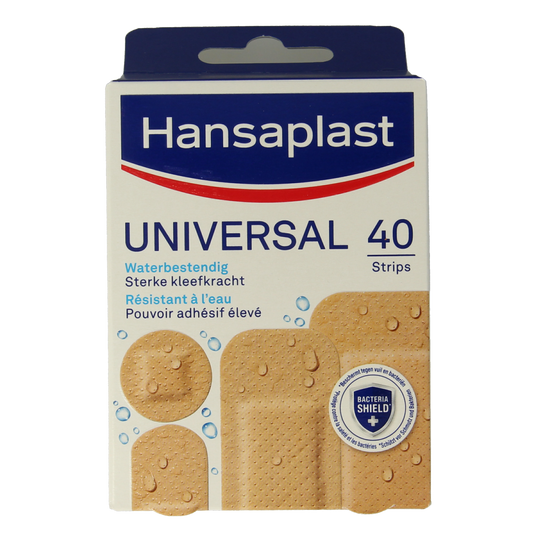 Hansaplast Water resistant universal strips 40.00 Stuks