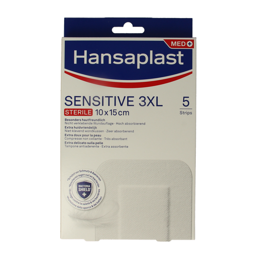 Hansaplast Pleisters sensitive 3XL 5.00 Stuks